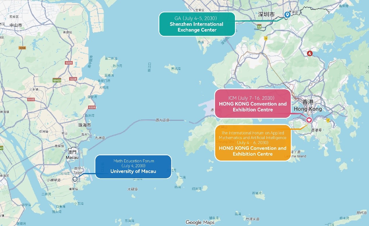 Greater Bay Area Academic Map